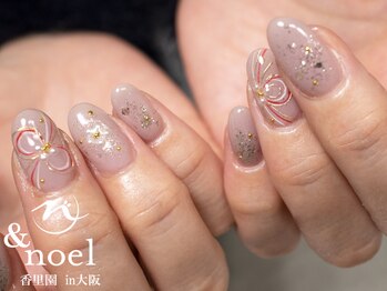 ノエル(Noel)/和ネイル お正月ネイル 和装