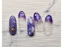 ネイルサロン インプレス(Impress)/紫陽花ネイル