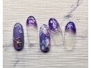 紫陽花ネイル