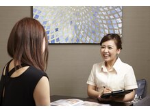 高い技術力・豊富な美容知識を持つセラピストがしっかりカウンセリング