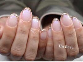 ミラーフレンチネイル