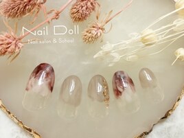 塗りかけニュアンスシンプル