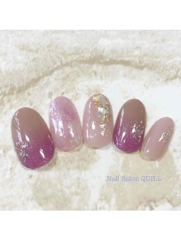 ネイルサロン クイル(QUILL)/2月ほんのりむらさき(1)
