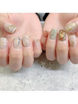 プライズアイリス アイラッシュ 池袋東口店(prize Iris eyelash)/シアーニュアンスネイル【池袋】