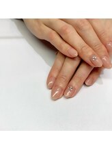 コルソケーツー 梅田茶屋町(corso k-two)/ストーンでワンポイントアート