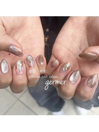 大理石風ニュアンスネイル！