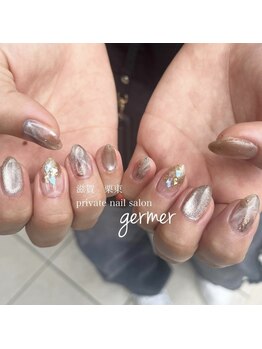 大理石風ニュアンスネイル!