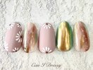 お花ニュアンスネイル￥9000