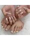 レインボートライブドゥネイル(rainbow tribe deux NAIL)の写真/【ハンド＆フット同時施術OK！角質ケアも◎】最旬のトレンドデザインも人気！フットでオシャレを満喫♪