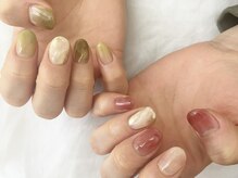 エムスラッシュ ネイル センター北店(M.SLASH)/パラジェル ニュアンスネイル