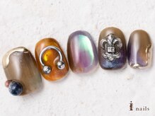 アイネイルズ 横浜WEST店(I-nails)/強めニュアンスネイル11500円
