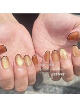 ジェルメ(germer)/秋色マグネットネイル☆