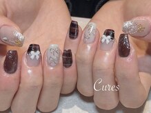 キュアーズ ネイル(CURES NAIL)/クリスマスリボンネイル