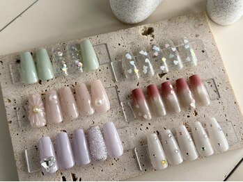 ウル(ULU)の写真/個性光る理想の手元に★ご新規様OFF¥0-個性派/vivid海外系/ワンホン/上品パーツ/ニュアンス/定額デザイン◎