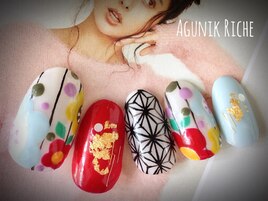 【和柄ネイル】