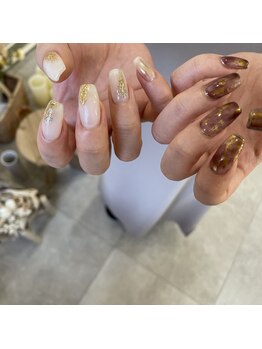 プチナノ(petitnano)/ ニュアンスorフレンチネイル