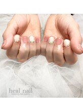 ヒールネイル(heal nail)/monthly定額デザインA～押花.