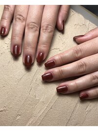 ボルドーワンカラー