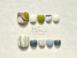 1月フットネイル定額【Nuance】