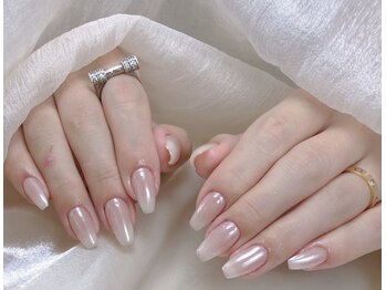 バイムーンサロン(By Moon Salon)/シンプルミラーネイル