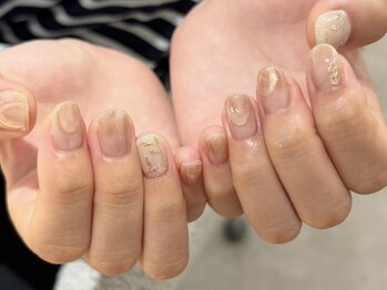 プチナノ(petitnano)/【miyu】ニュアンスネイル