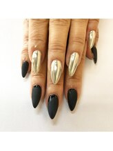 イーズネイル 堺(e's Nail)/ミラーネイル￥756 マットトップ