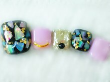 ネイルサロン シェル(Nail Salon SHELL)/選べる定額フットBコース ¥7200