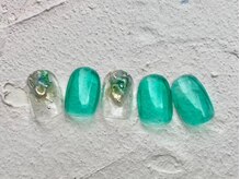 グラッドネイル 銀座店(GLAD nail)/夏色ニュアンスネイル
