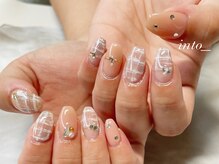 ネイルサロン イントゥ(into_)/ツイード　上品　秋ネイル