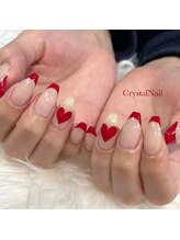 クリスタルネイル ボンベルタ橘店(CRYSTAL NAIL)/ハート