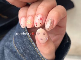 strawberry nail
