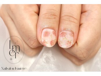 リュミエール(Lumiere)/秋色バラネイル