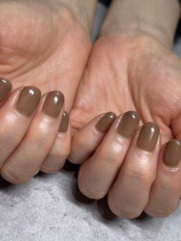 モツヲネイル(motsu.O! NAIL)/コーヒーヌガーライクワンカラー