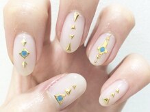 クォーターリゾートネイル(QUARTER RESORT nail)/シースルーネイル☆