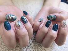 エムズネイル(M's Nail.)/奥行き感夏ネイル