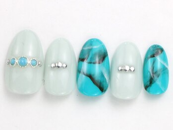 ハーティーネイル hearty nail 溝の口店/定額デザイン￥12000