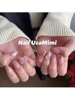 ネイル ウサミミ(Nail UsaMimi)/ラメグラデーション