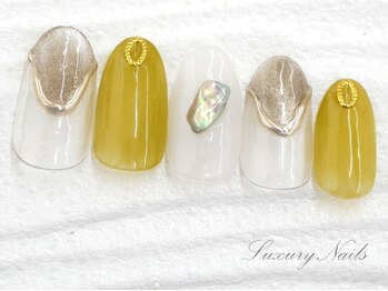 ラグジュアリーネイルズ オオミヤ(Luxury Nails Omiya)/マグネット*大人ネイル