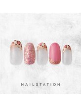ネイルステーション ルミネ新宿1店(NAIL STATION)/キラキラネイル／パラジェル