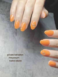 オレンジネイル