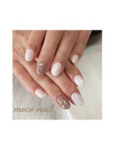 モコネイル(moco nail)/☆ワンカラー2本アート☆
