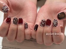 アルジャーノン リトリート(ALGERNON retreat)/チェックネイル.・～*