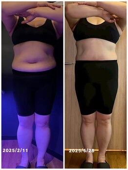 エバン 白金店(evan)/お客様の4ヶ月の変化☆