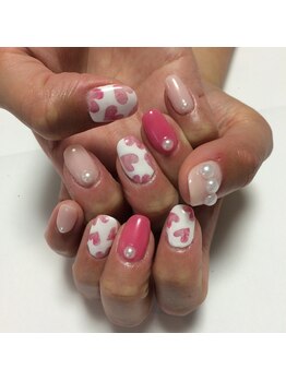 ジェルネイルス アコ(Gel Nails aco)/【ハンド】ハートネイル