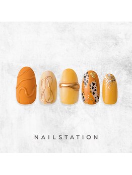 ネイルステーション ルミネ新宿1店(NAIL STATION)/ニュアンスネイル／パラジェル