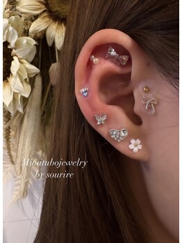 スリール(sourire)/耳つぼジュエリー