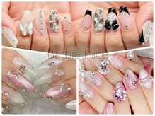 バービーフェイス 恵比寿(Barbie Face)の雰囲気（マグネット 夏 キラキラ ワンホン 韓国ネイル リゾート 大人綺麗）