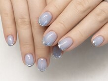 ネイルビジョルノ つくばみどりの店(Nail Begiorno)/ミラーフレンチネイル　