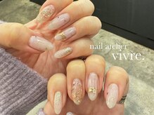 ヴィーヴル(vivre.)/チェック/ミラー/月/手書き