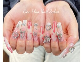 バレンタインネイル